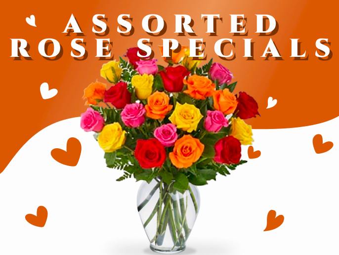 Valentines Assorted Rose Specials