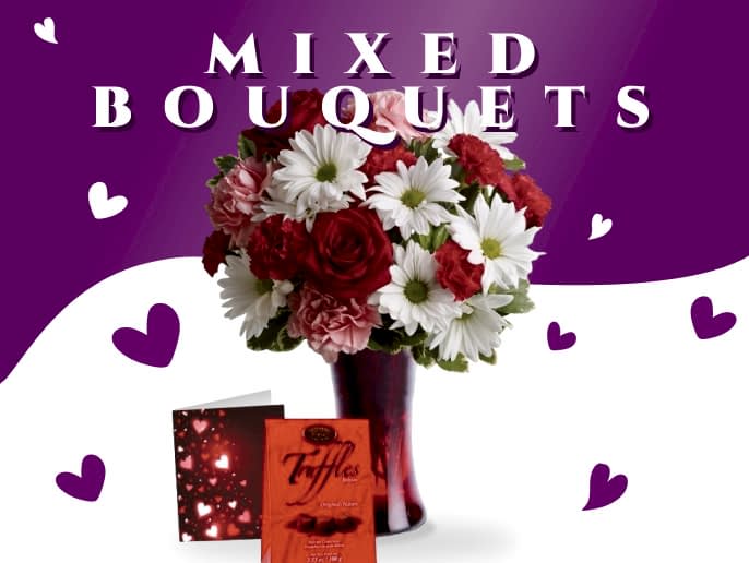 Valentines Mixed Bouquets