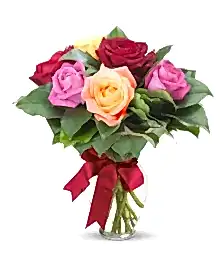 name: Half Dozen Long Stem Assorted Roses