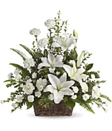 name: Peaceful White Lilies