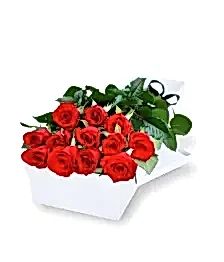 name: One Dozen Boxed Red Roses