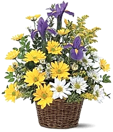 name: Smiling Floral Basket