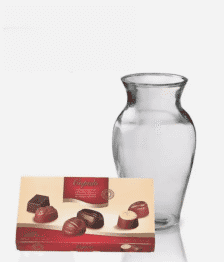 name: Vase & Chocolates